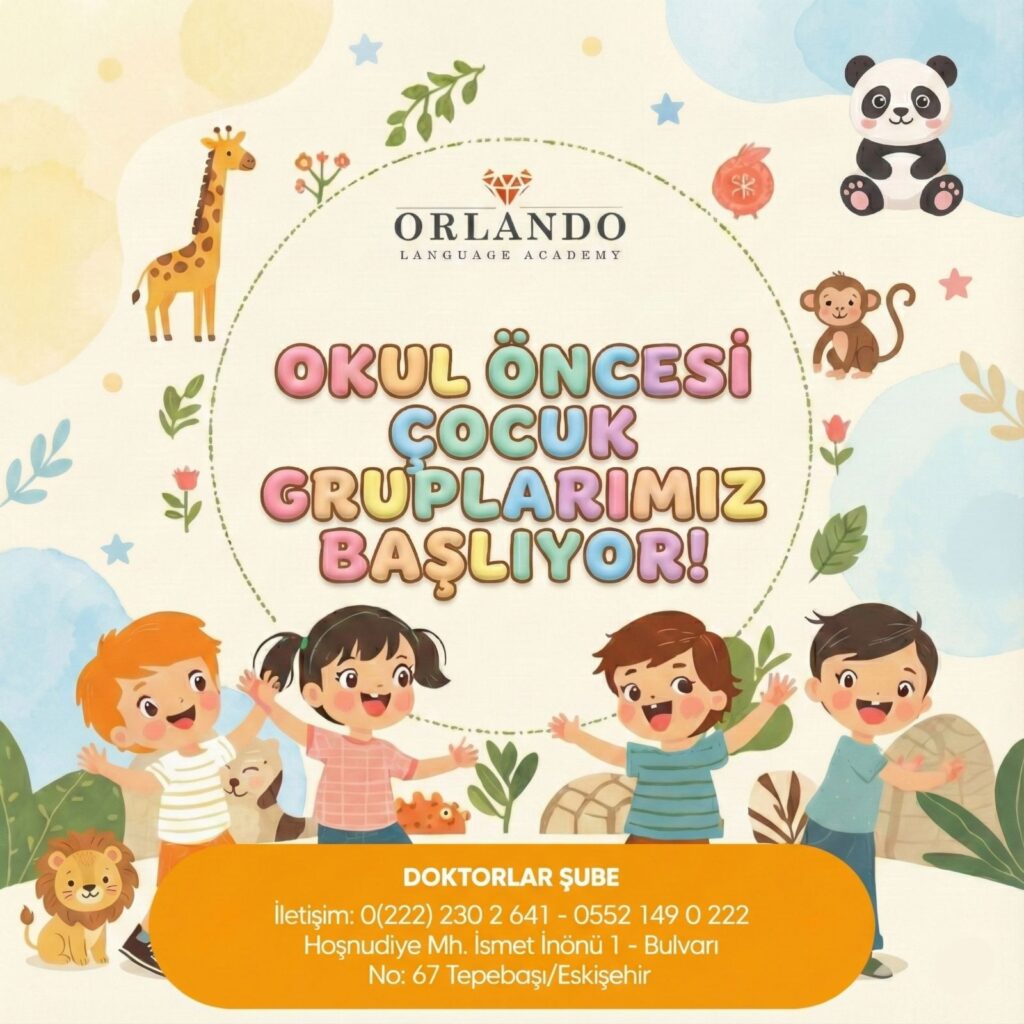 Eskişehir Okul Öncesi 0-6 Yaş Çocuk İngilizce Eğitimleri